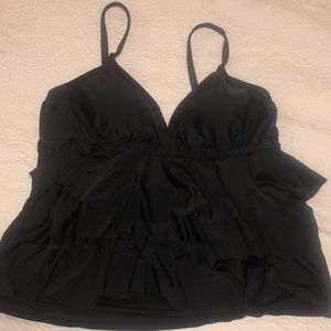 Ruffle front Tankini top size 2x